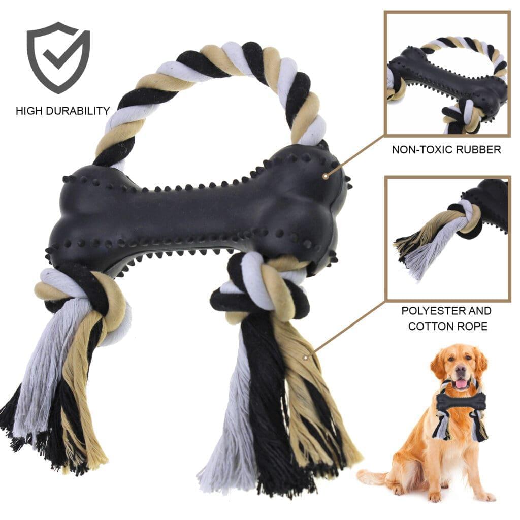 Dog Chew Toy Tug Bone