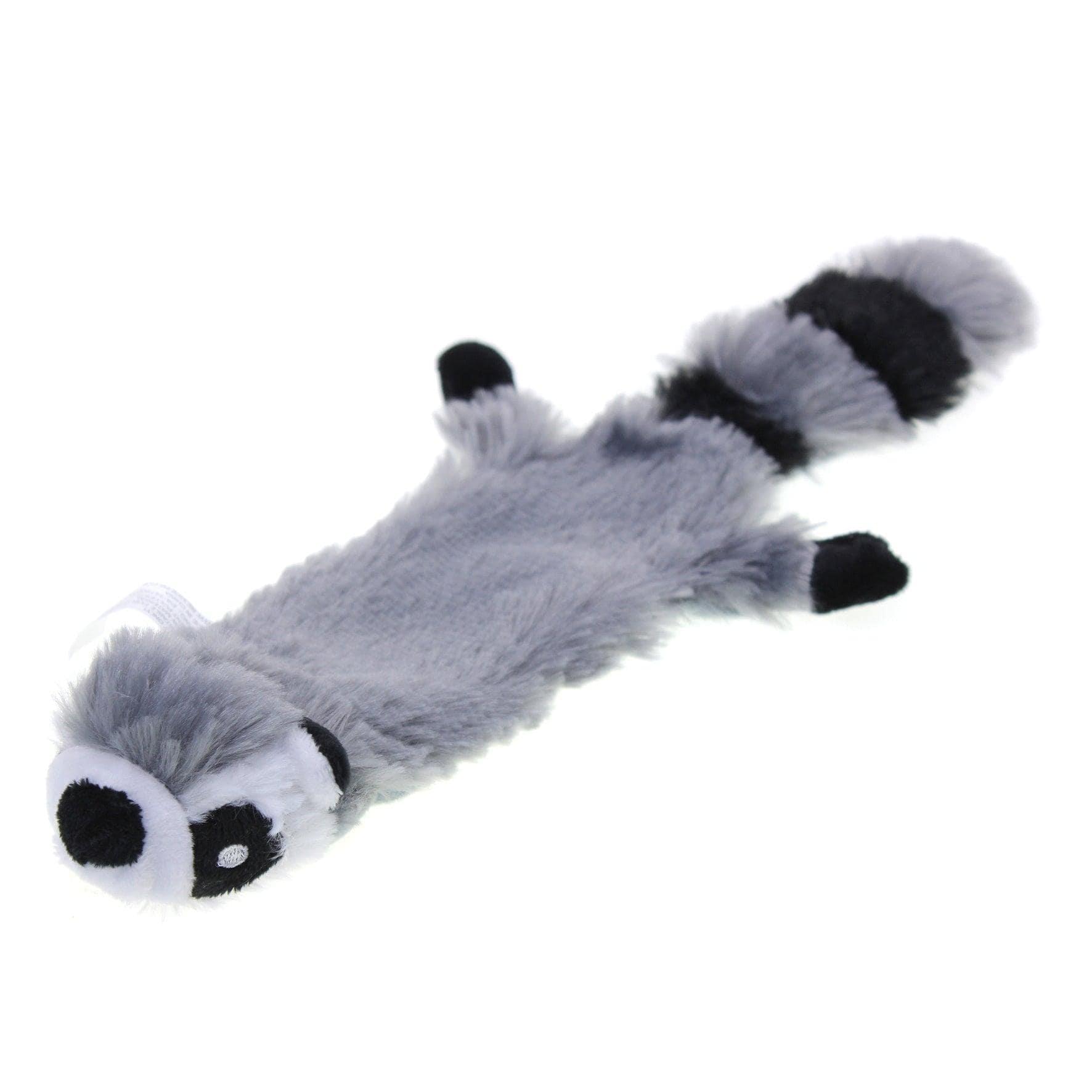 Squeaky Plush Dog Toy Naughty Raccoon