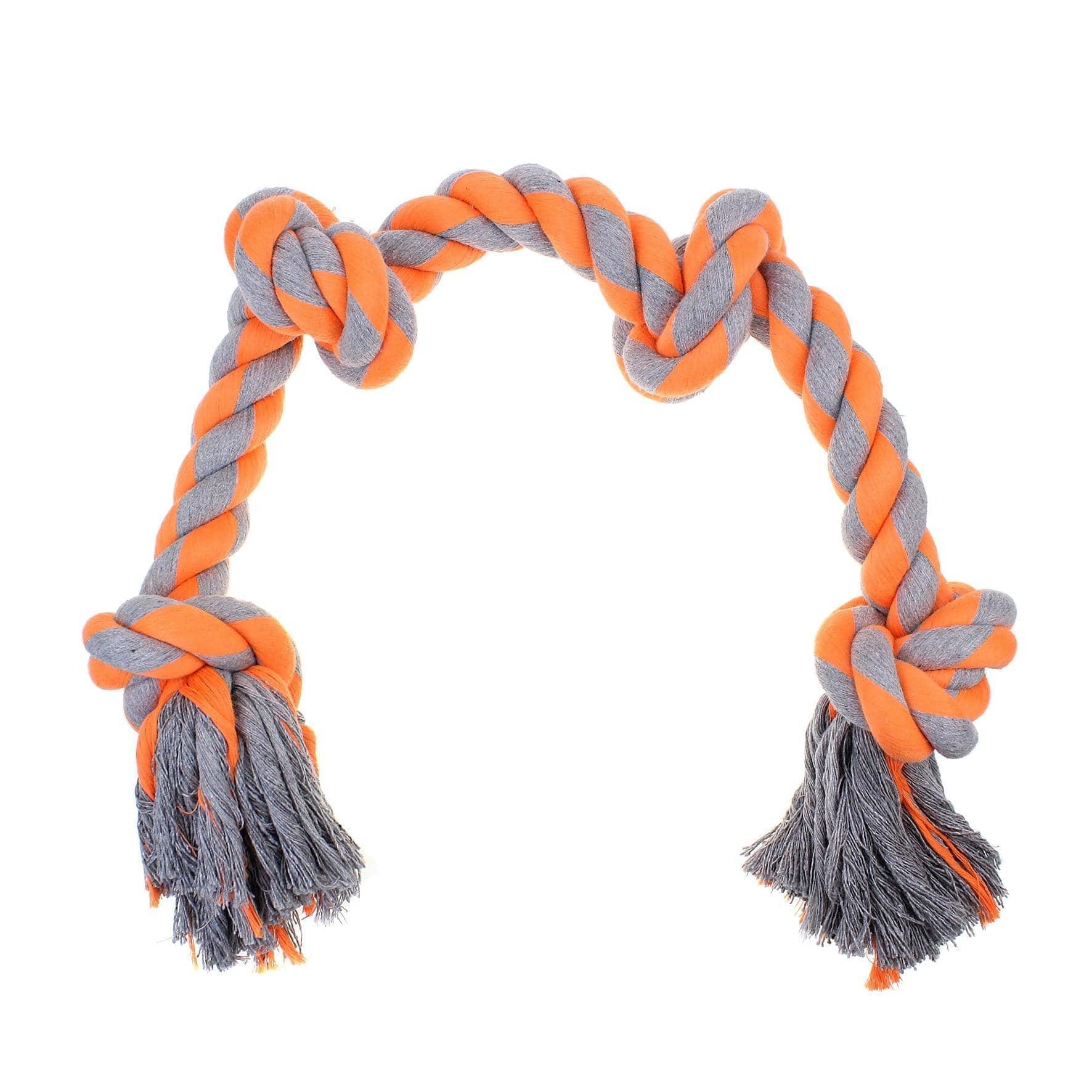 Short Dog Rope Toy Tug-War