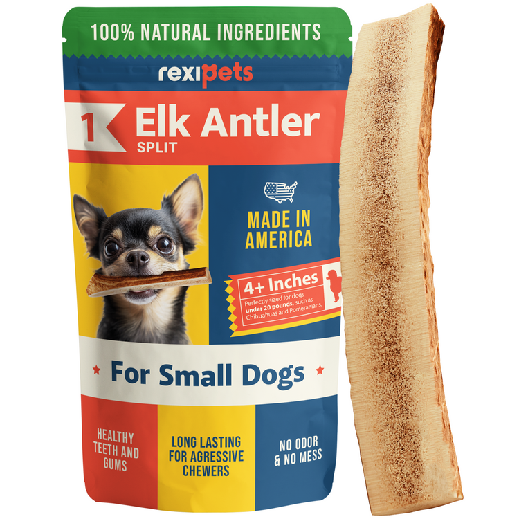 Split Elk Antlers for Dogs - Small