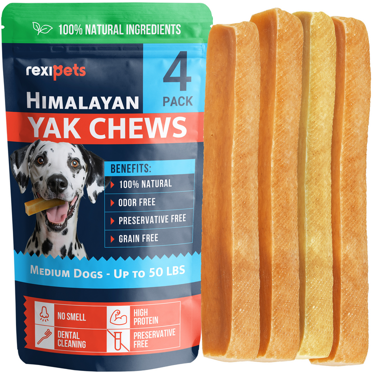 Natural Yak Cheese Himalayan Made Dog Chews - Medium
