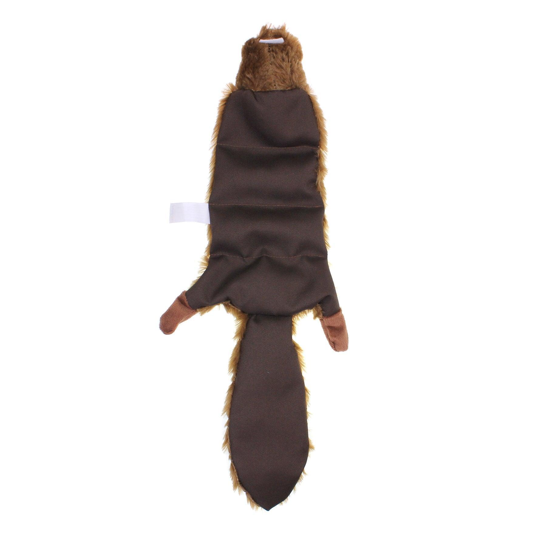 Squeaky Plush Dog Toy Ghost Raccoon