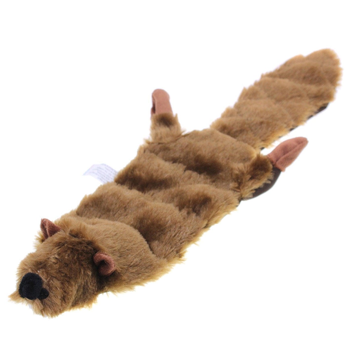 Squeaky Plush Dog Toy Ghost Raccoon