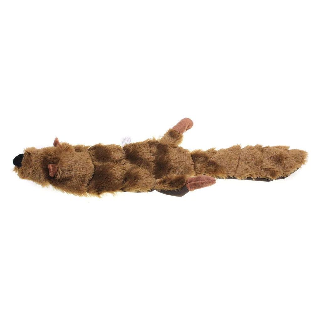 Squeaky Plush Dog Toy Ghost Raccoon