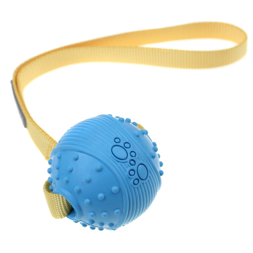 Dog Rubber Ball Tug-War Ball