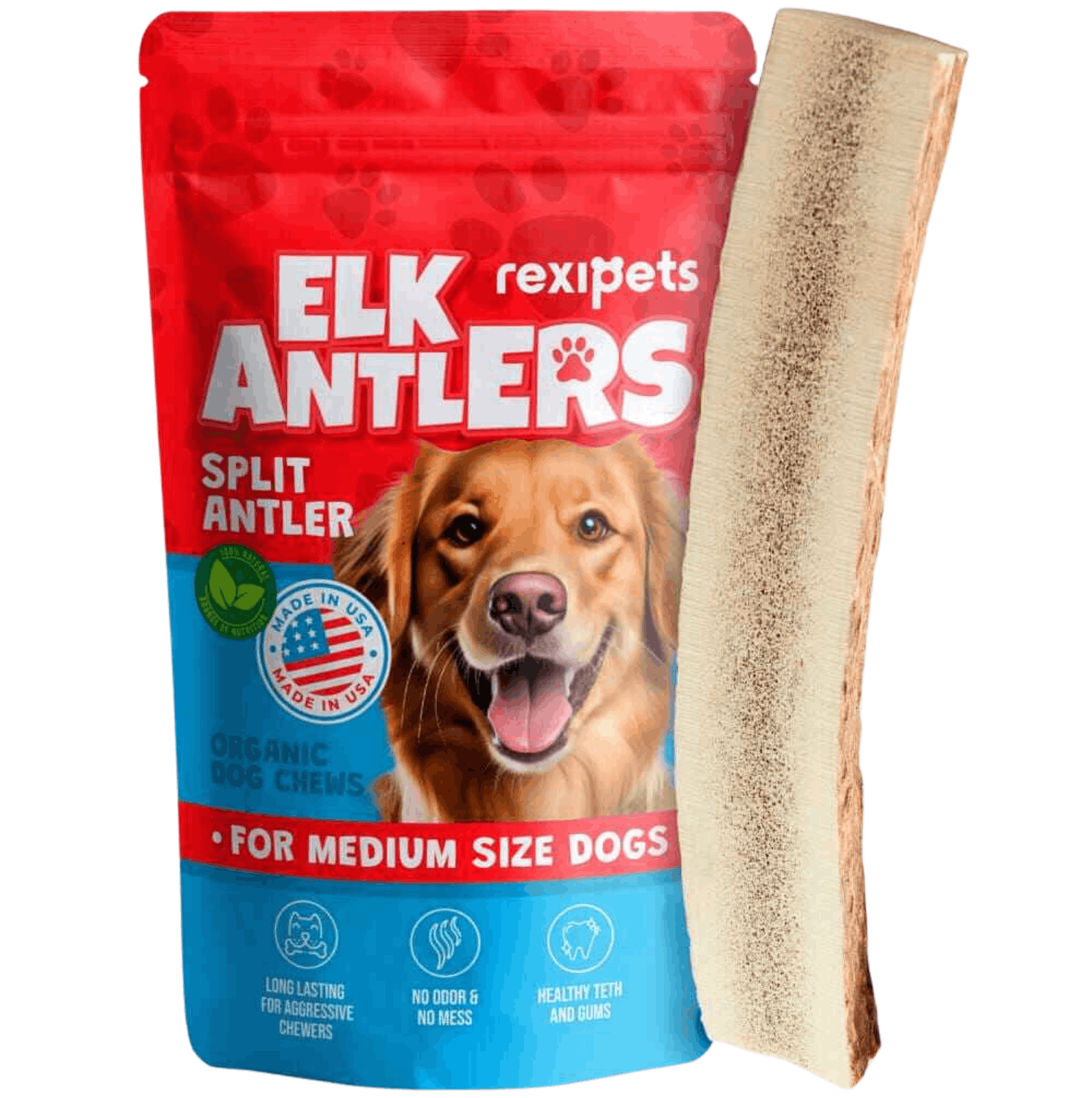 Split Elk Antlers for Dogs