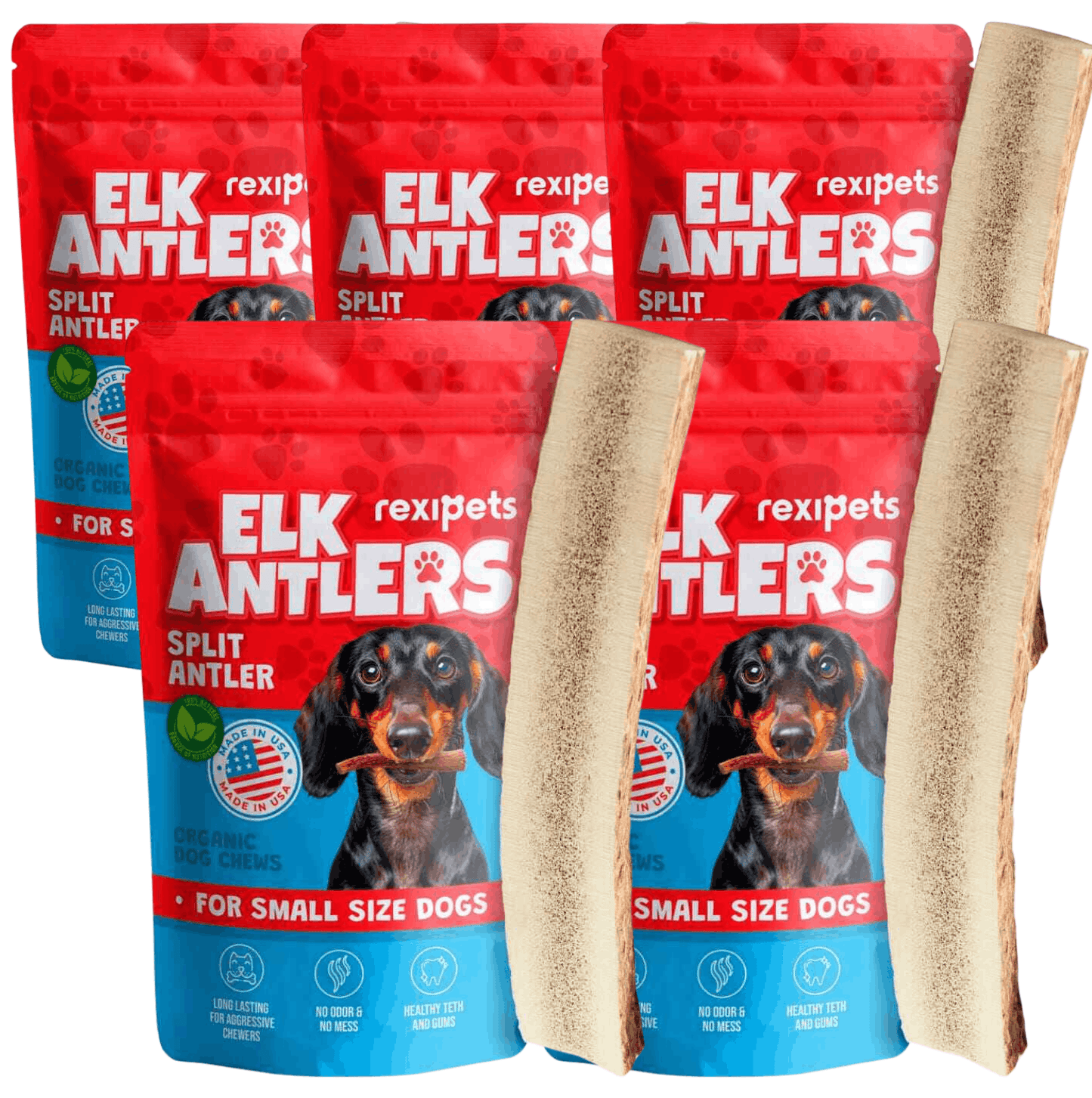 Split Elk Antlers for Dogs