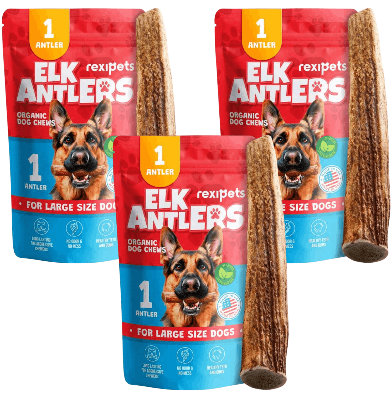 Whole Elk Antlers for Dogs