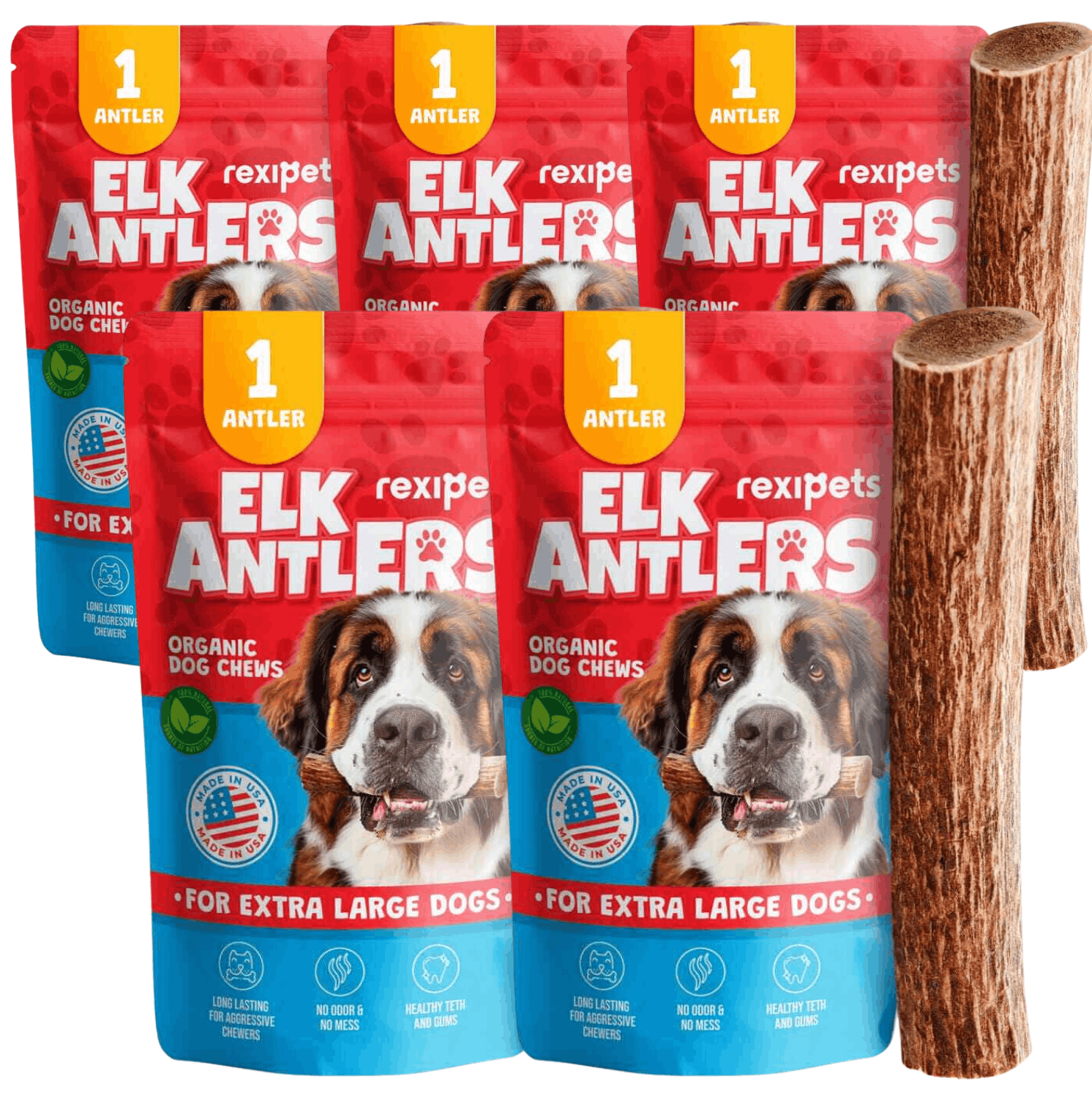 Whole Elk Antlers for Dogs