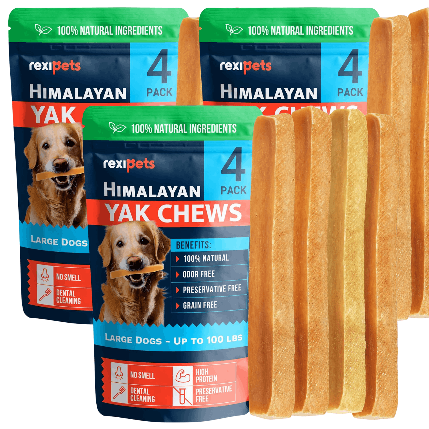 Natural Yak Cheese Himalayan Made Dog Chews