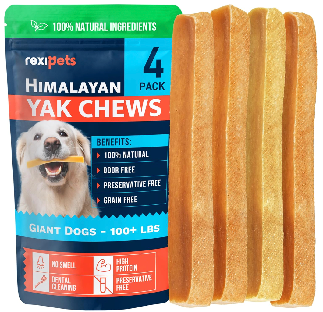 Natural Yak Cheese Himalayan Made Dog Chews - Extra Large