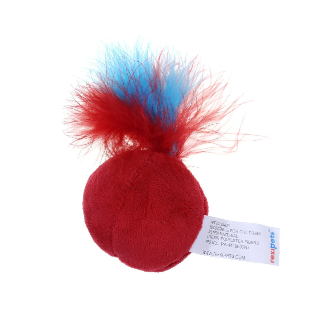 Soft Feather Ball Cat Toy