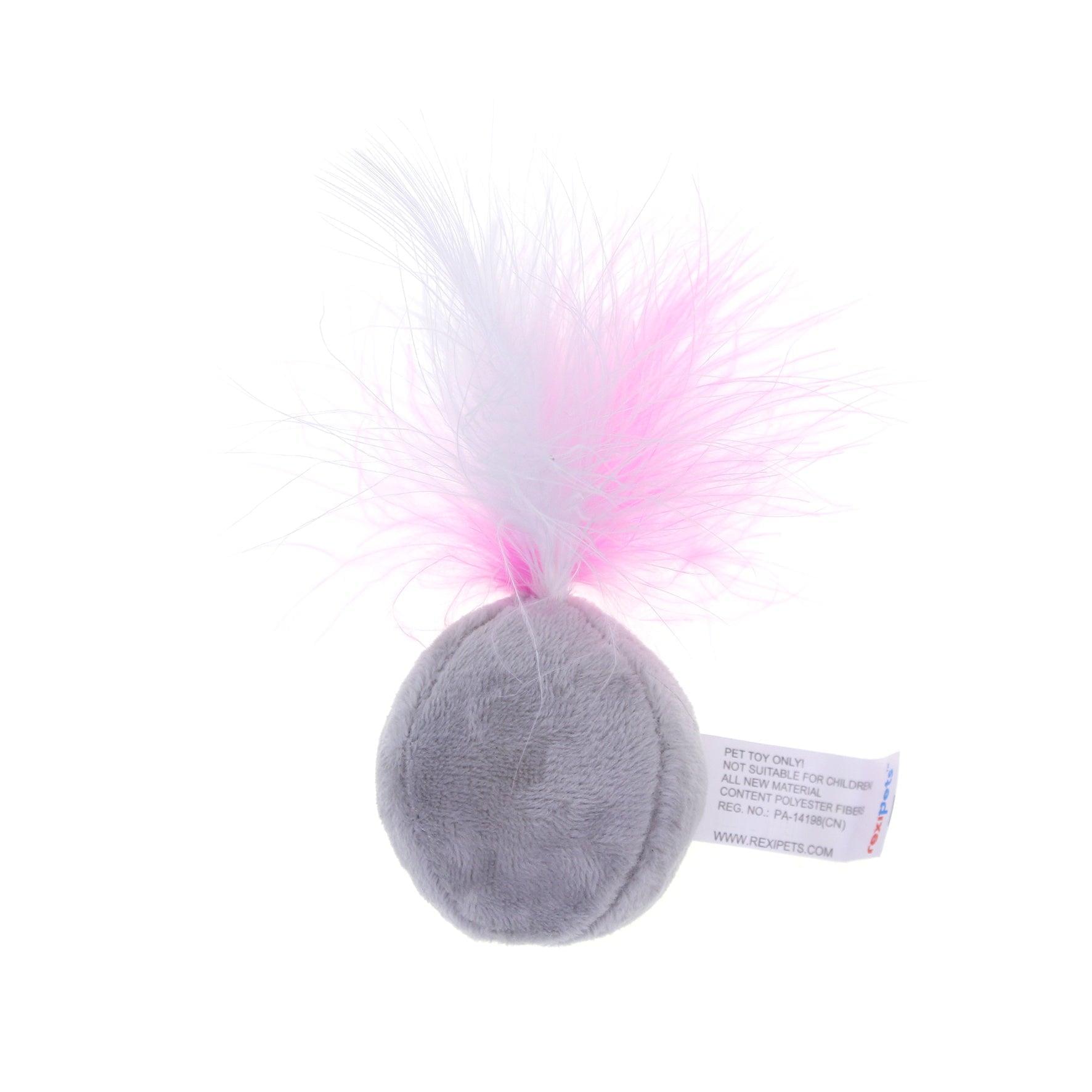 Soft Feather Ball Cat Toy