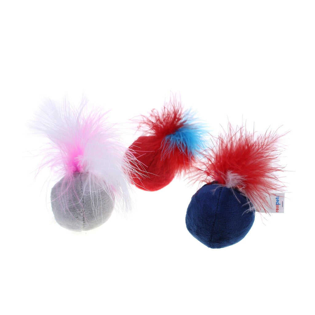 Soft Feather Ball Cat Toy