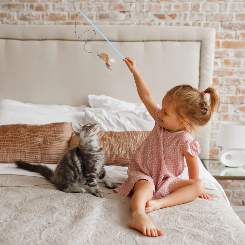 Cat Teaser Wand Bird Teaser