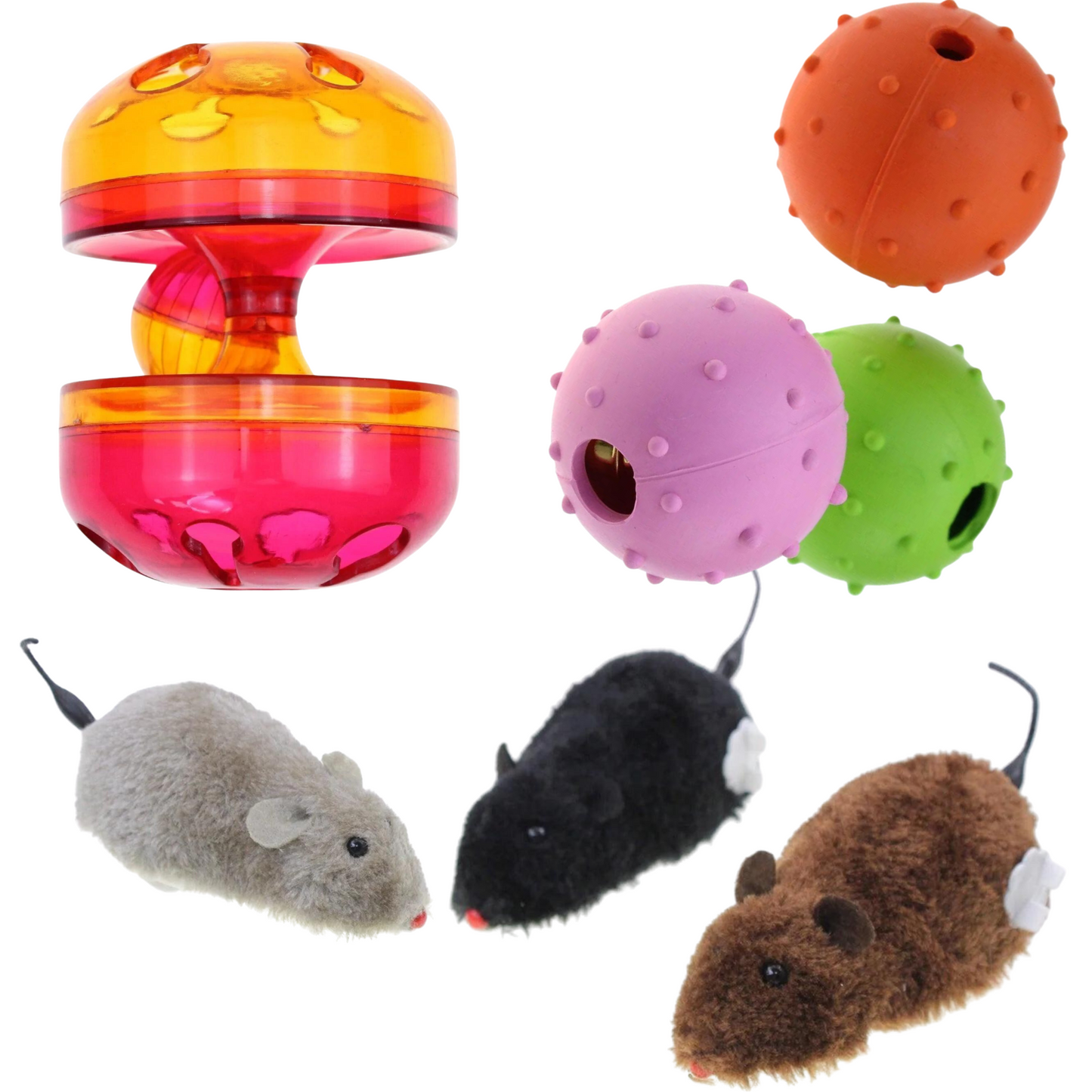 Cat Chase Toy Chase Me + Naughty Mouse + Jingle Ball Cat Toy