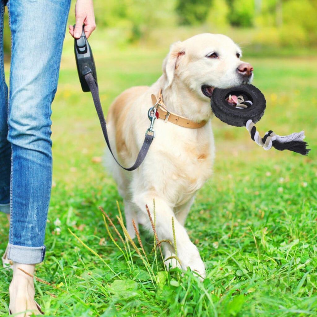 Dog Tire Toy Tug-War Tires