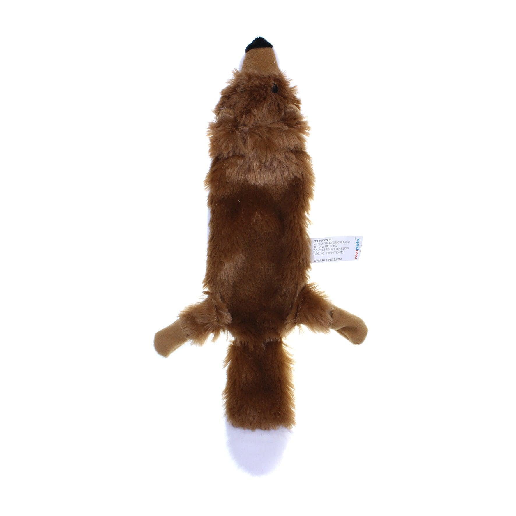 Squeaky Plush Dog Toy Speedy Fox