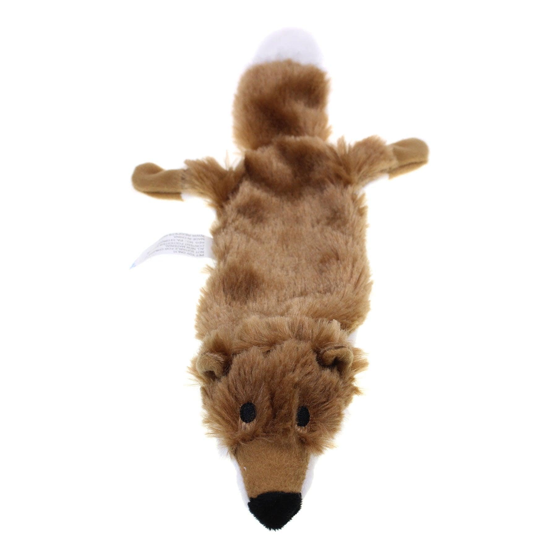 Squeaky Plush Dog Toy Speedy Fox