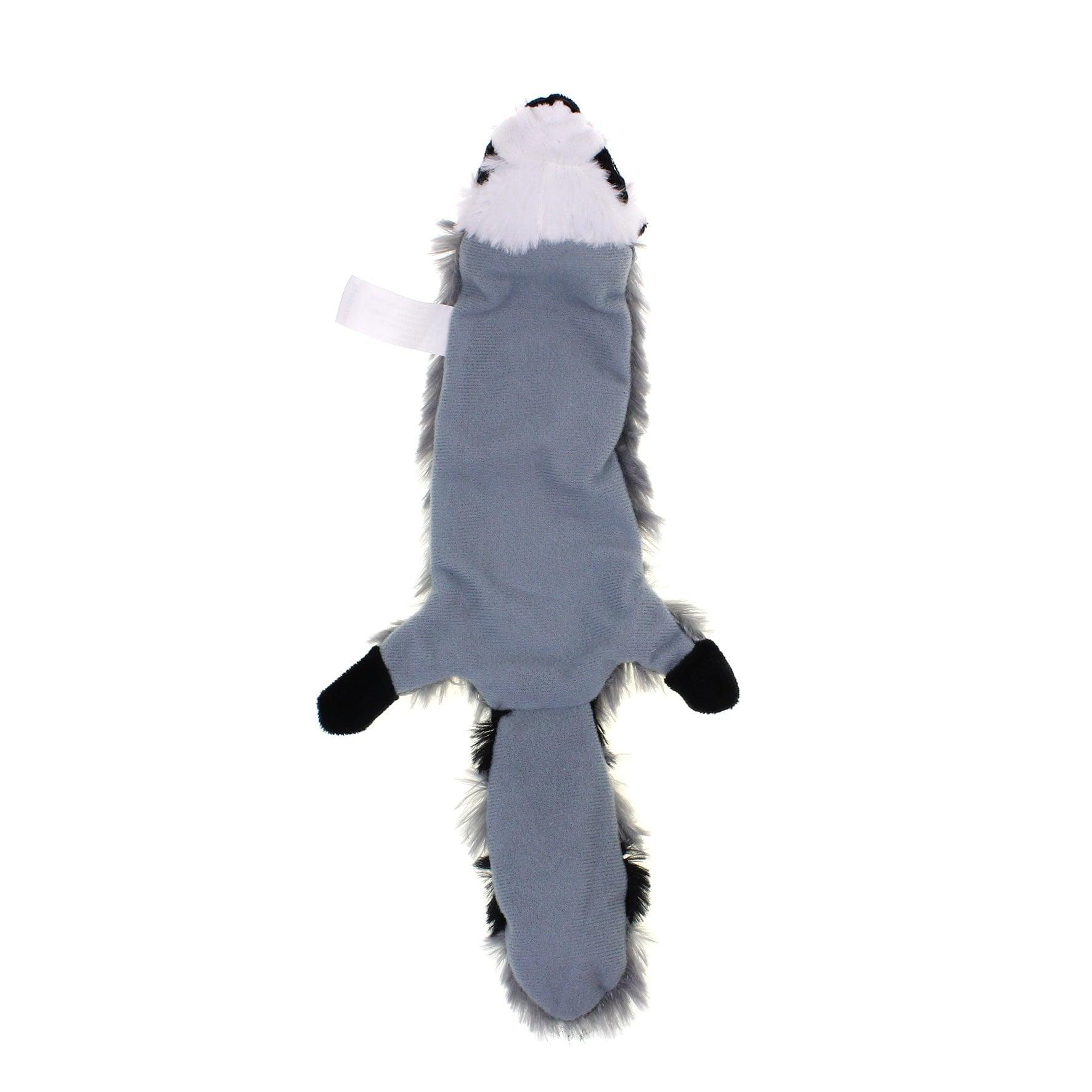Squeaky Plush Dog Toy Naughty Raccoon
