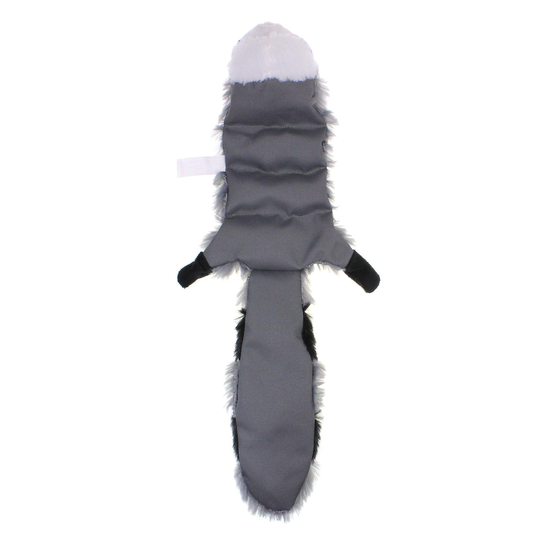 Squeaky Plush Dog Toy Sleepy Raccoon