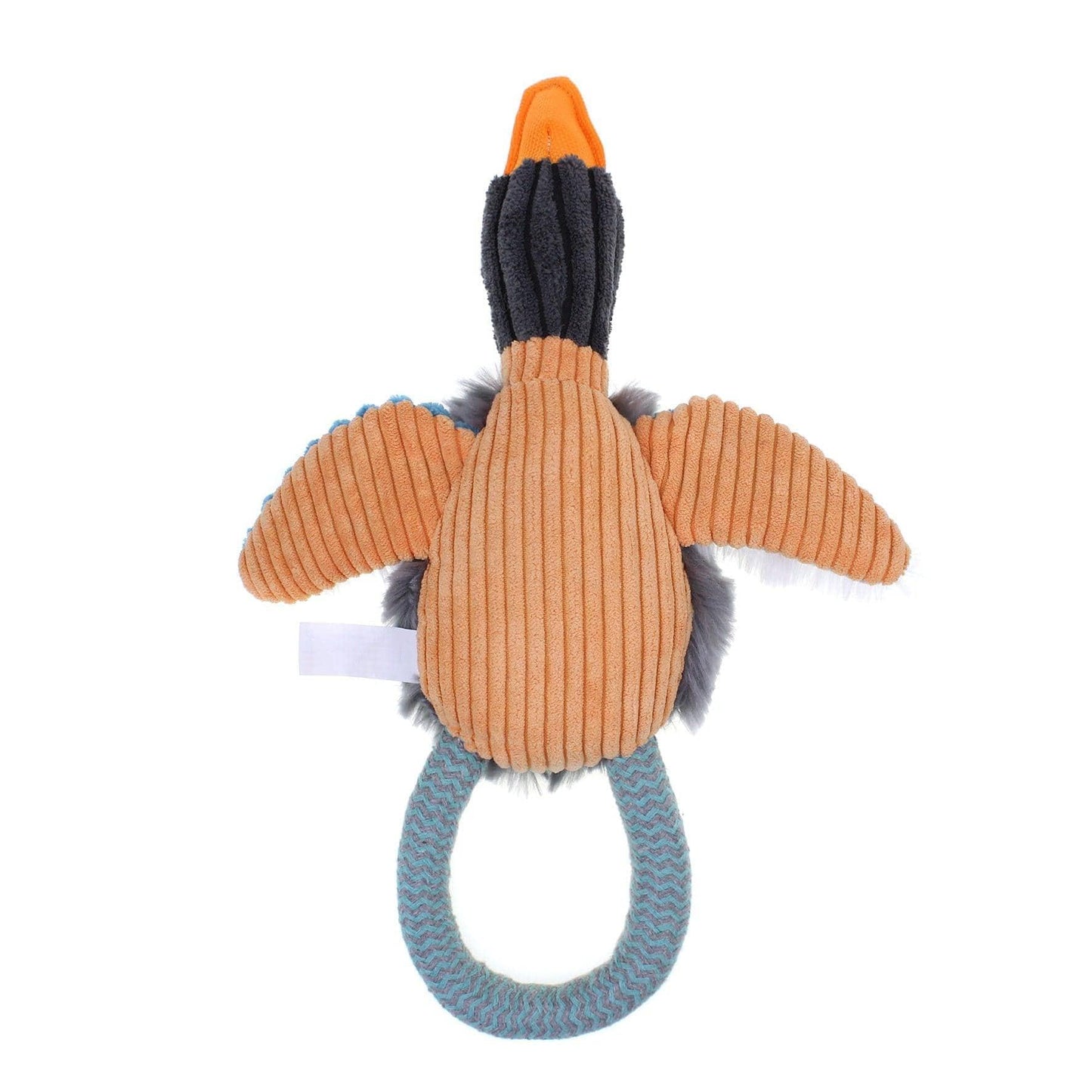 Squeaky Plush Dog Toy Happy Duck