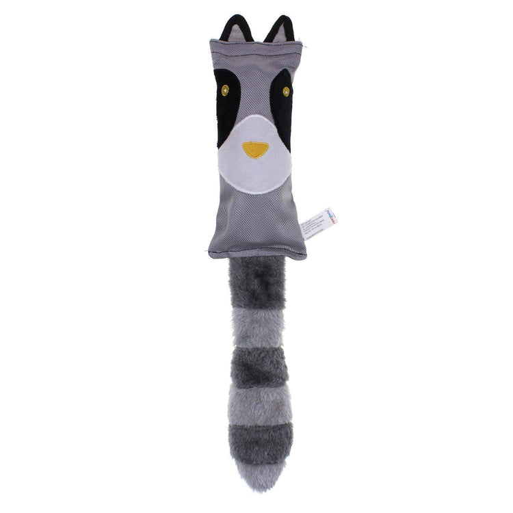 Squeaky Plush Dog Toy Wild Forest Raccoon