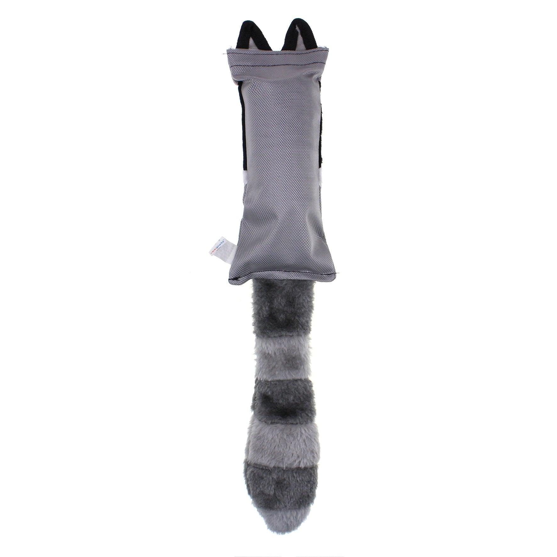 Squeaky Plush Dog Toy Wild Forest Raccoon