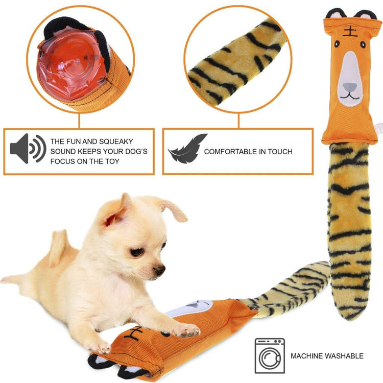 Squeaky dog toy Wild Forest Tiger